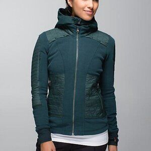 Lululemon Fleecy Keen Jacket II Fuel Green Size 6